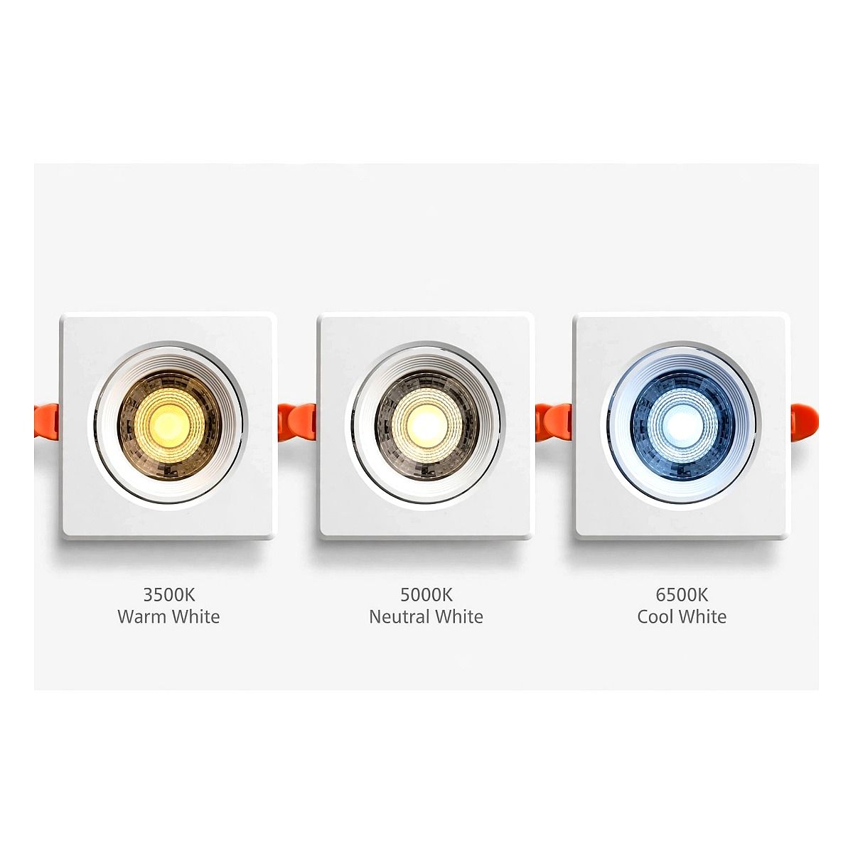 Spot Led SMD Dual Quadrado 5W 3Color - 3500k, 5000k, 6500k 2