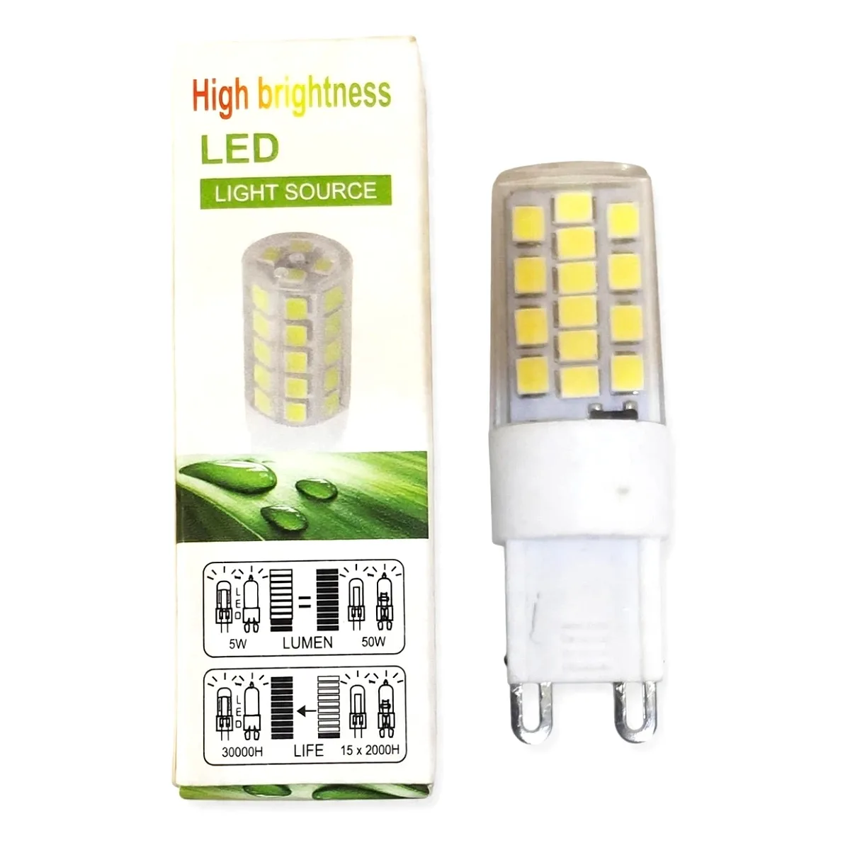 Lâmpada LED G9 4W 127V 6000K Briled Lampada LED G9 4W 127V 6000K Luz Branca Briled Led Marica RJ