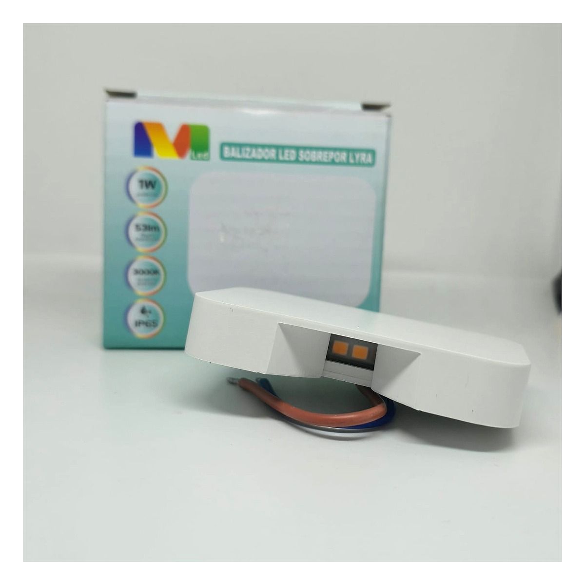 Balizador Led Sobrepor Lyra - 3000k 2