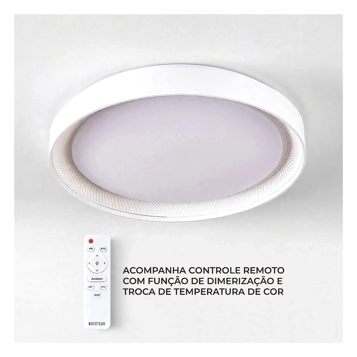 Plafon Led Zyra 49 cm 33W | 3000k, 4000k, 6500k