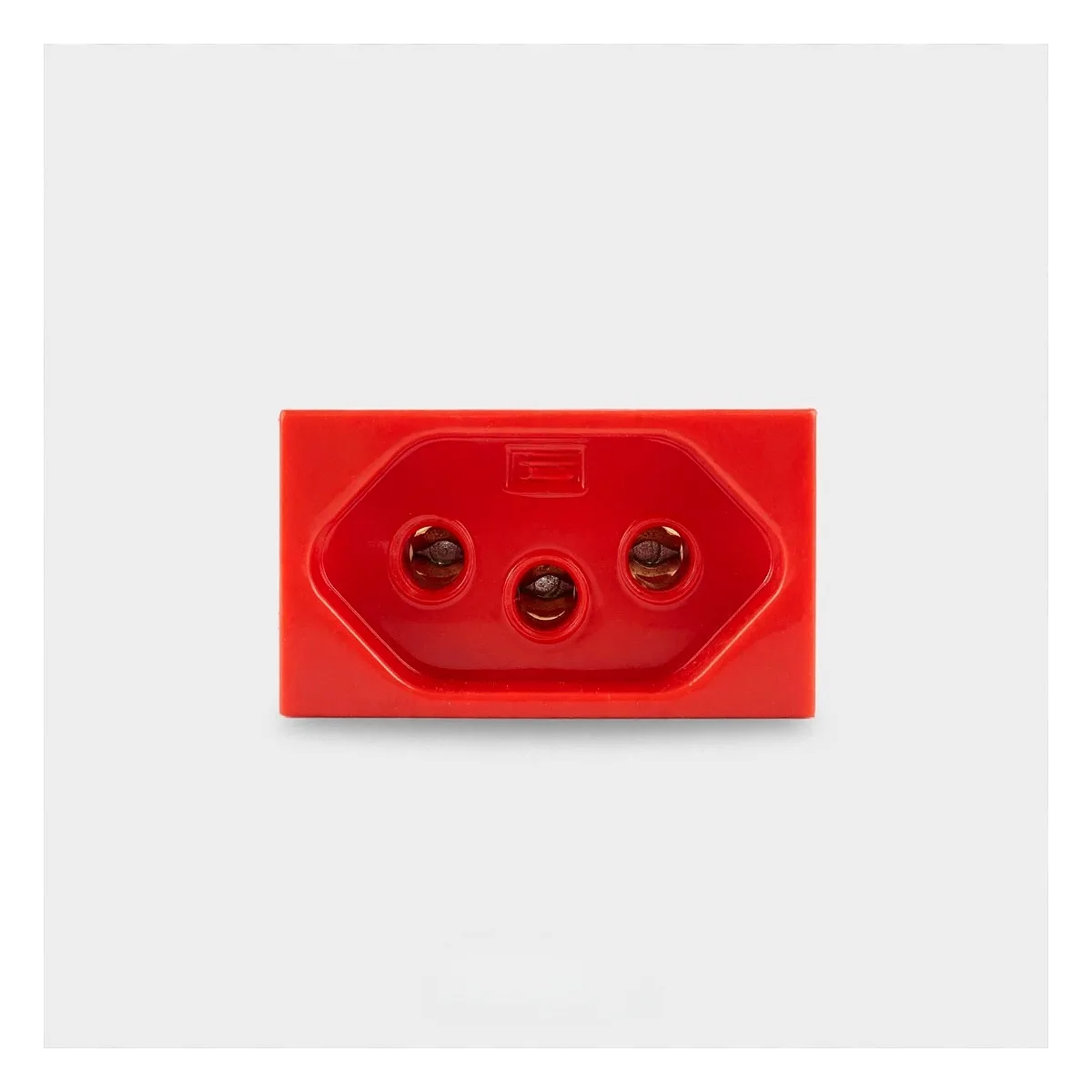 Módulo Tomada 2P+T 10A 250V | Vermelha - Stella Módulo Tomada 2P+T 10A 250V | Vermelha - Stella — Led Maricá