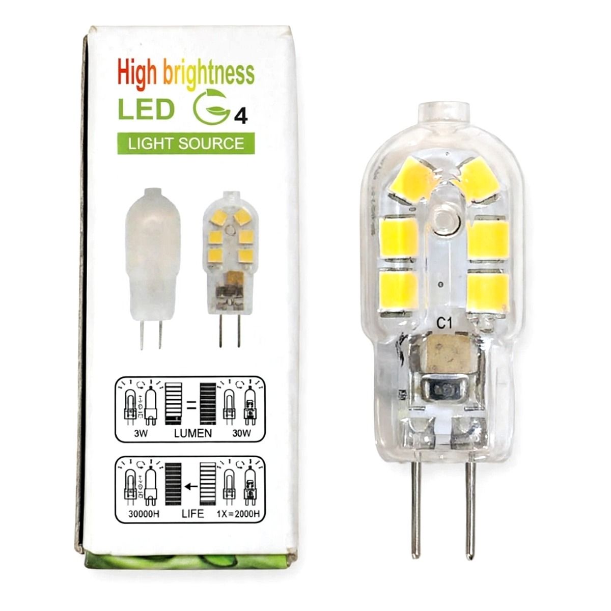 Lâmpada G4 3W 110V - 3000k