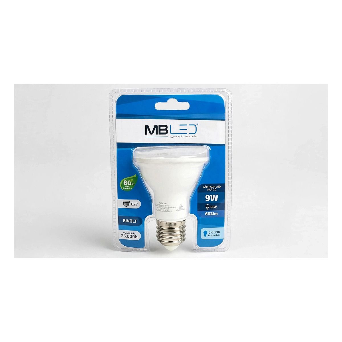 Lâmpada Led PAR 20 9W 6000K