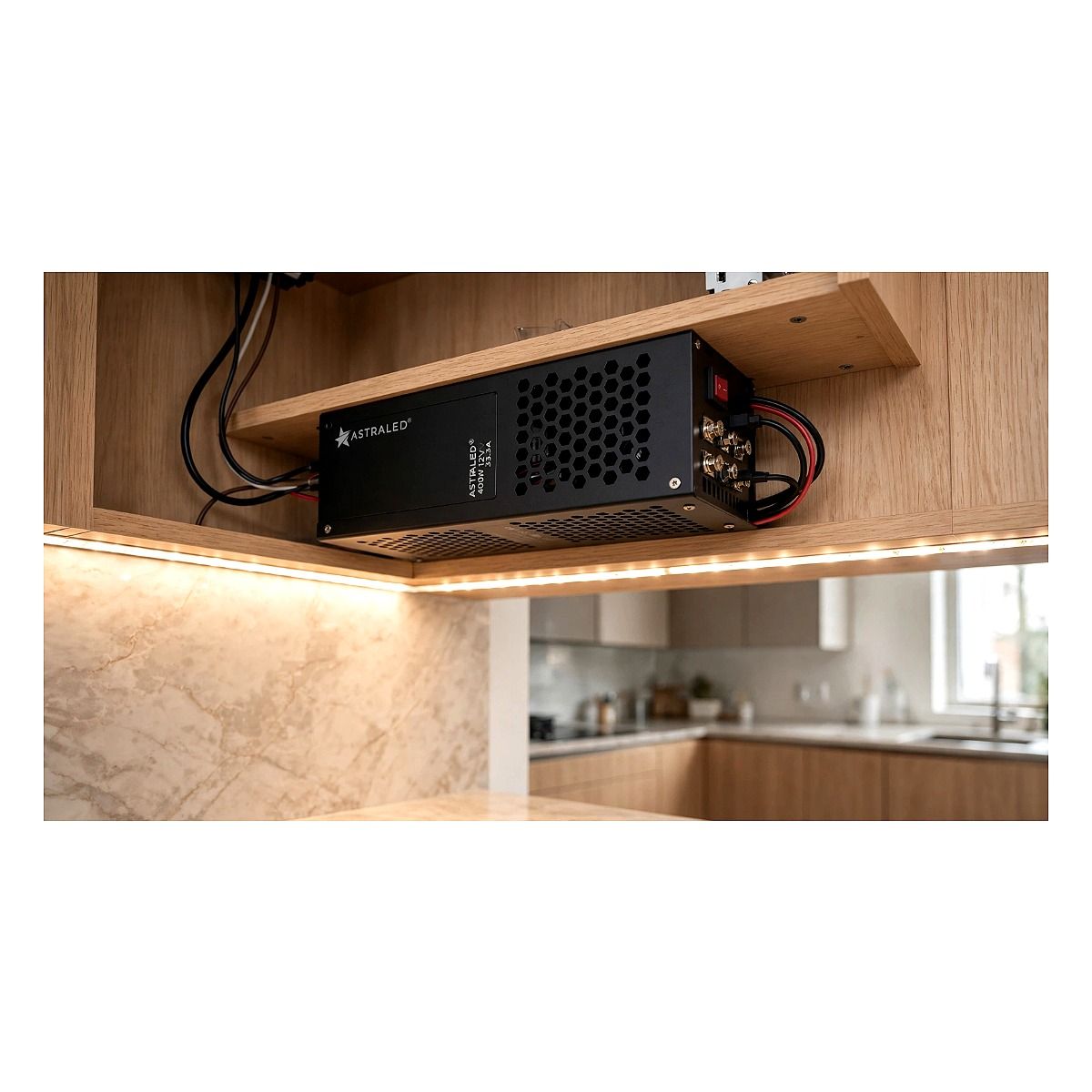 Fonte de alimentação slim chaveada 400W 33.3A 12V Astraled em Led Maricá RJ