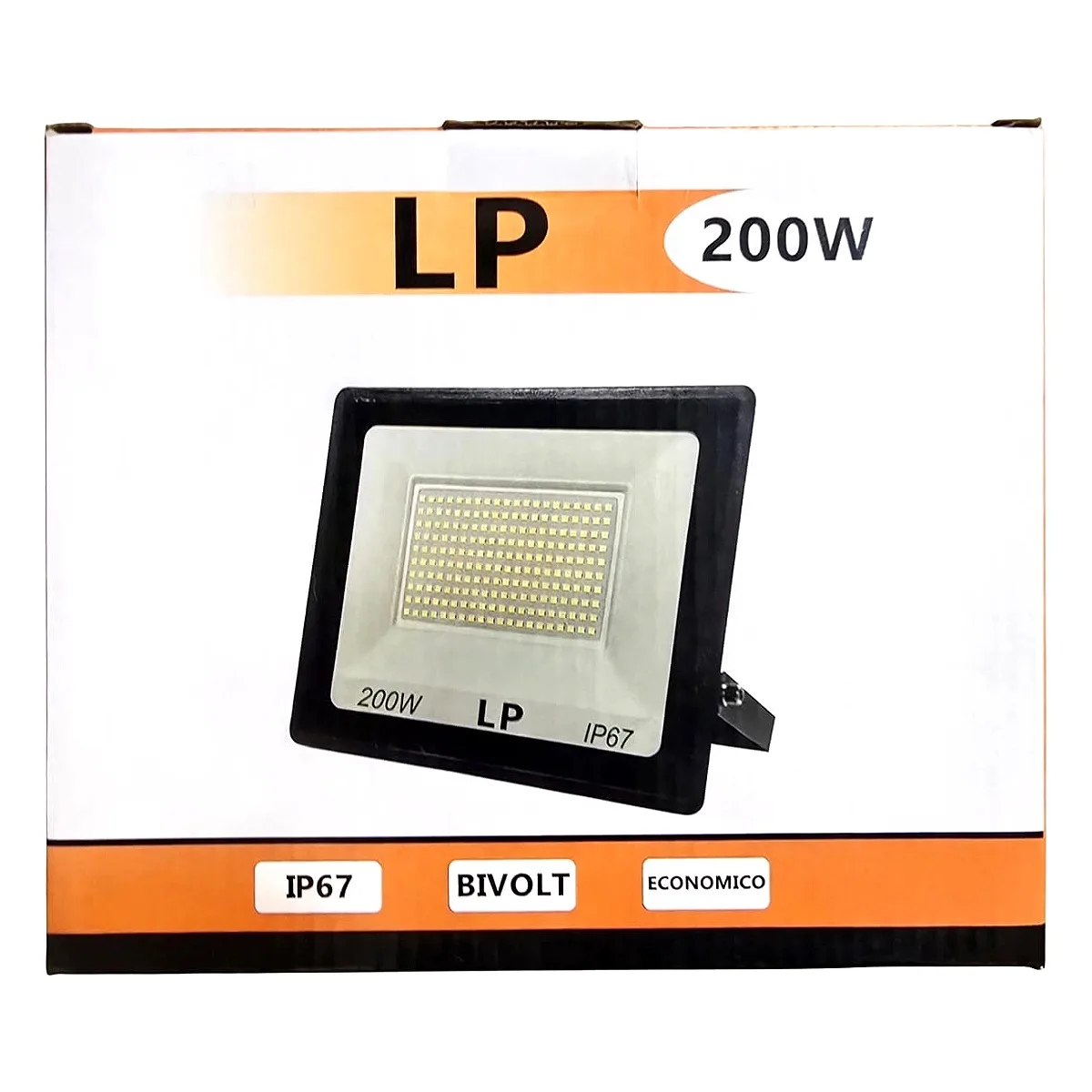 Refletor LED 200W LP Azul IP66 Refletor LED 200W LP azul bivolt para fachada e paisagismo na Led Marica RJ