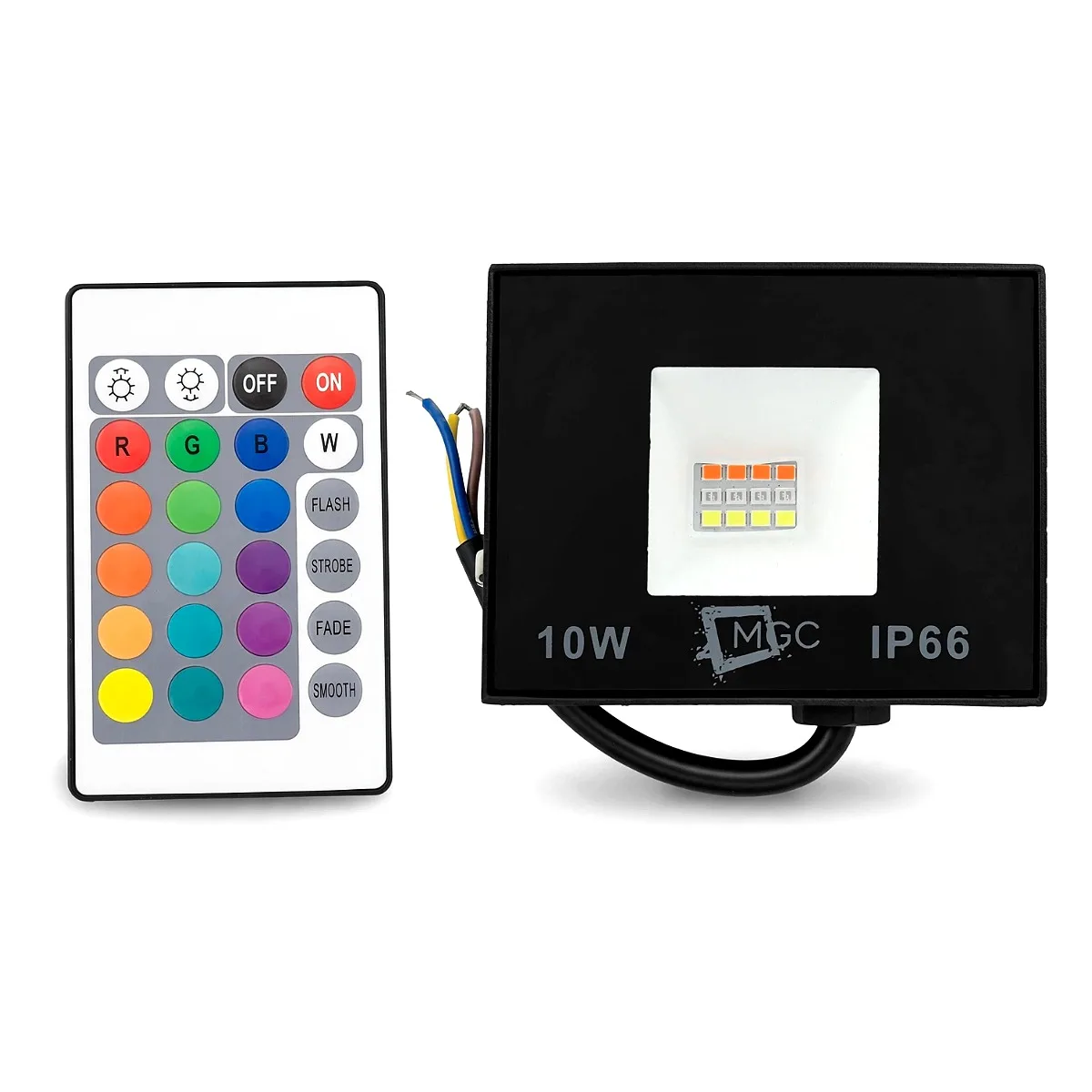 Refletor Led Foco Direcionável 10W Luz RGB Refletor Led Foco Direcionável 10W Luz RGB — Led Maricá