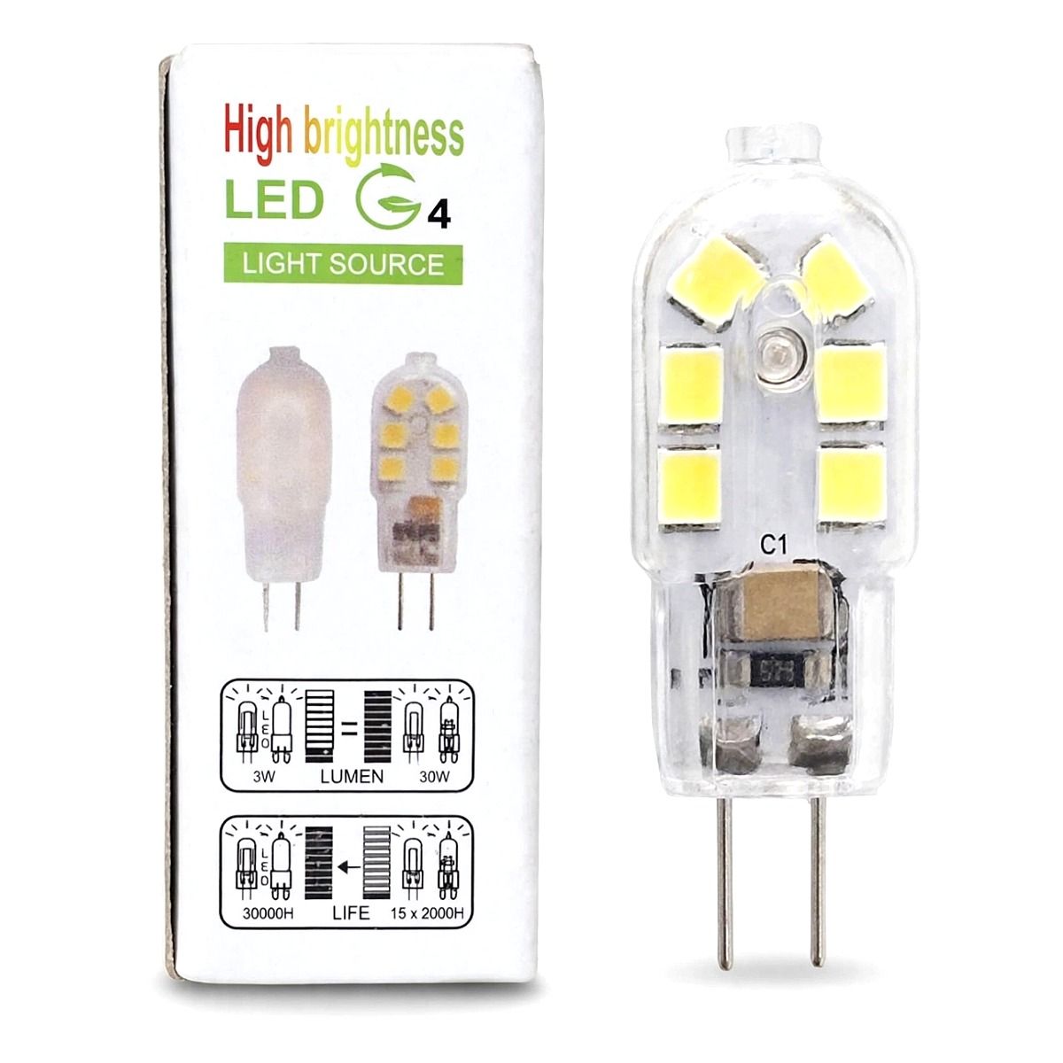 Lâmpada G4 3W 110V - 6000k