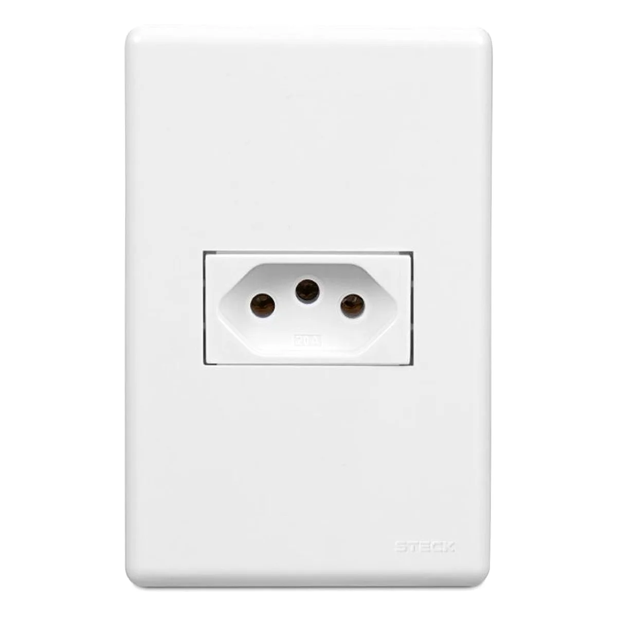 Conjunto 4x2 Stella Tomada 2P+T 20A 250V | Horizontal Conjunto 4x2 Stella Tomada 2P+T 20A 250V | Horizontal — Led Maricá