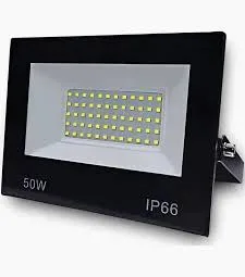 Refletor LED 50W Maxxy BR Refletor LED 50W Maxxy Slim à prova dágua ideal para iluminação externa na Led Maricá RJ