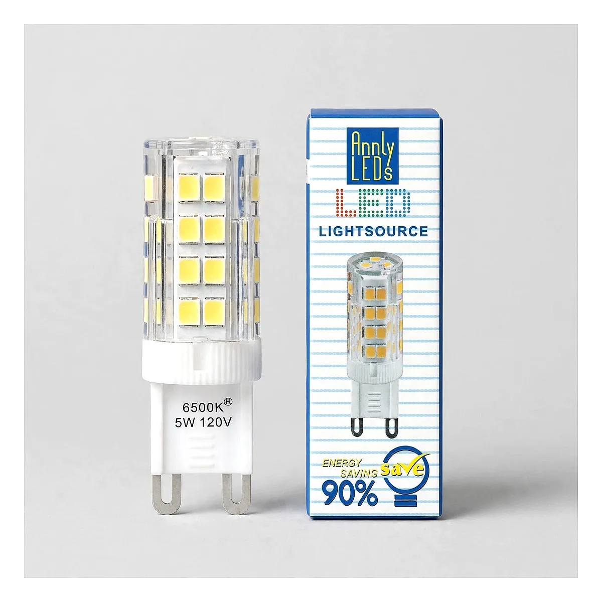 Lâmpada LED G9 5W 6500K Luz Branca Lâmpada LED G9 de 5W 6500K bivolt para luminárias decorativas da Led Maricá em Maricá RJ.