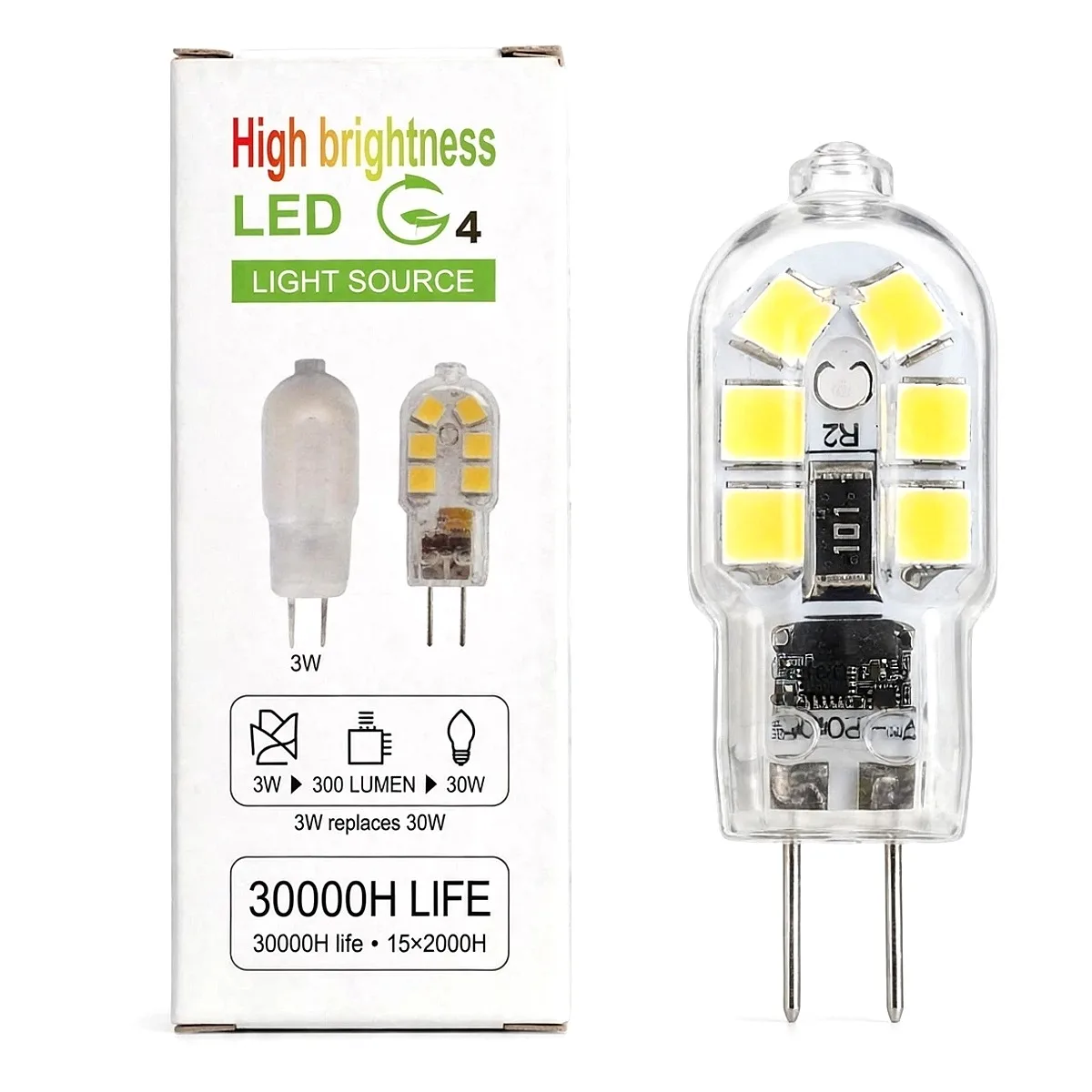 Lâmpada G4 3W 110V - 3000k Lâmpada G4 3W 110V - 3000k — Led Maricá