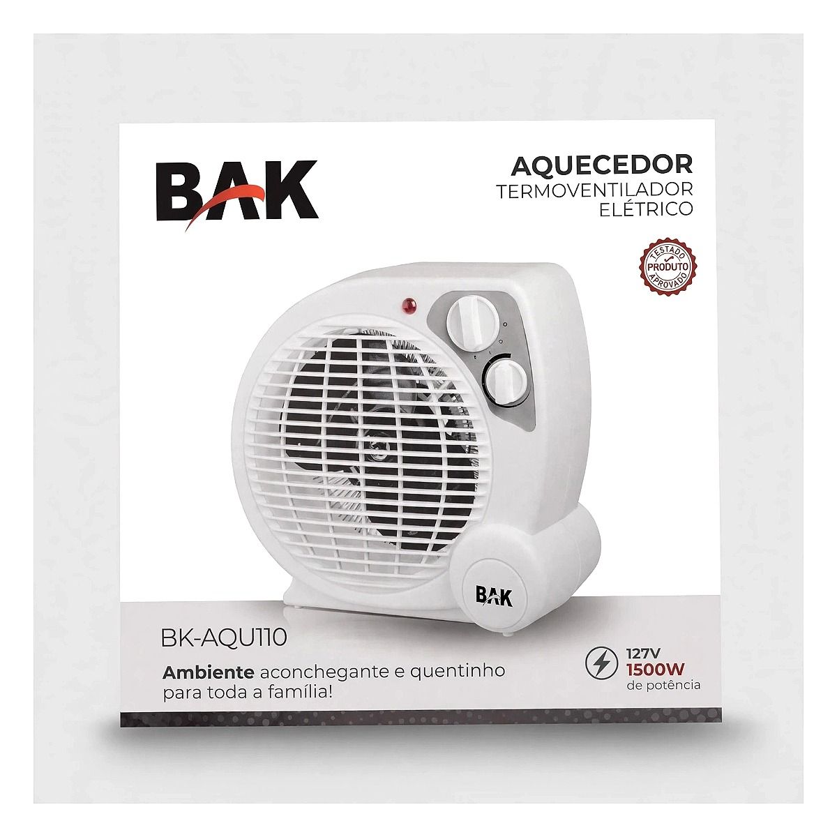 Aquecedor Termoventilador Elétrico Portátil | 127V 2