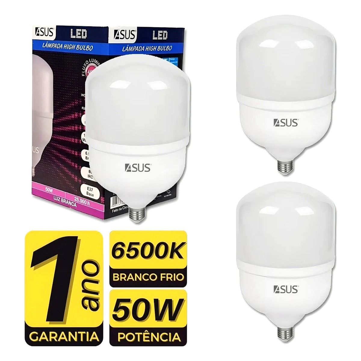Lampada 50w led T160 ASUS E27 2
