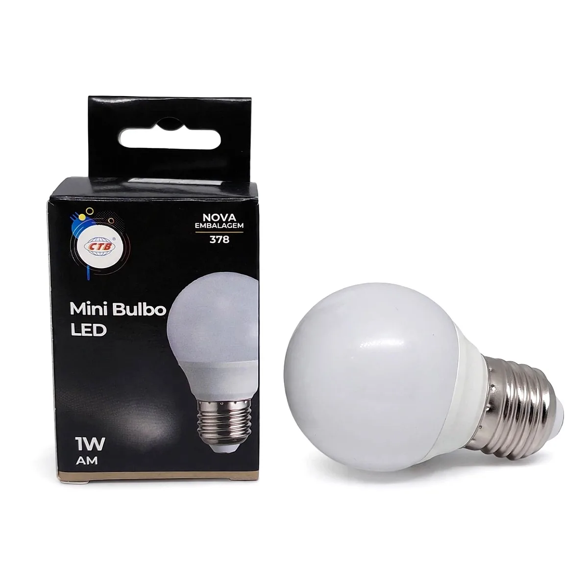 Lâmpada Bolinha LED 1W CTB Amarela Lâmpada Bolinha LED 1W 127V E27 amarela quente CTB na Led Maricá RJ