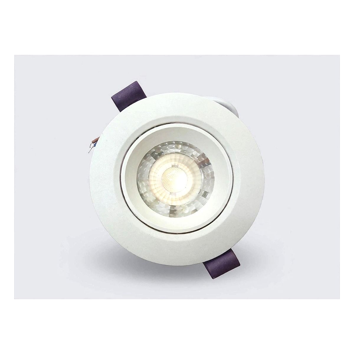 Spot Dual 5W Redondo Branco Asus com troca de cor de luz 3000K a 6500K da Led Maricá RJ.