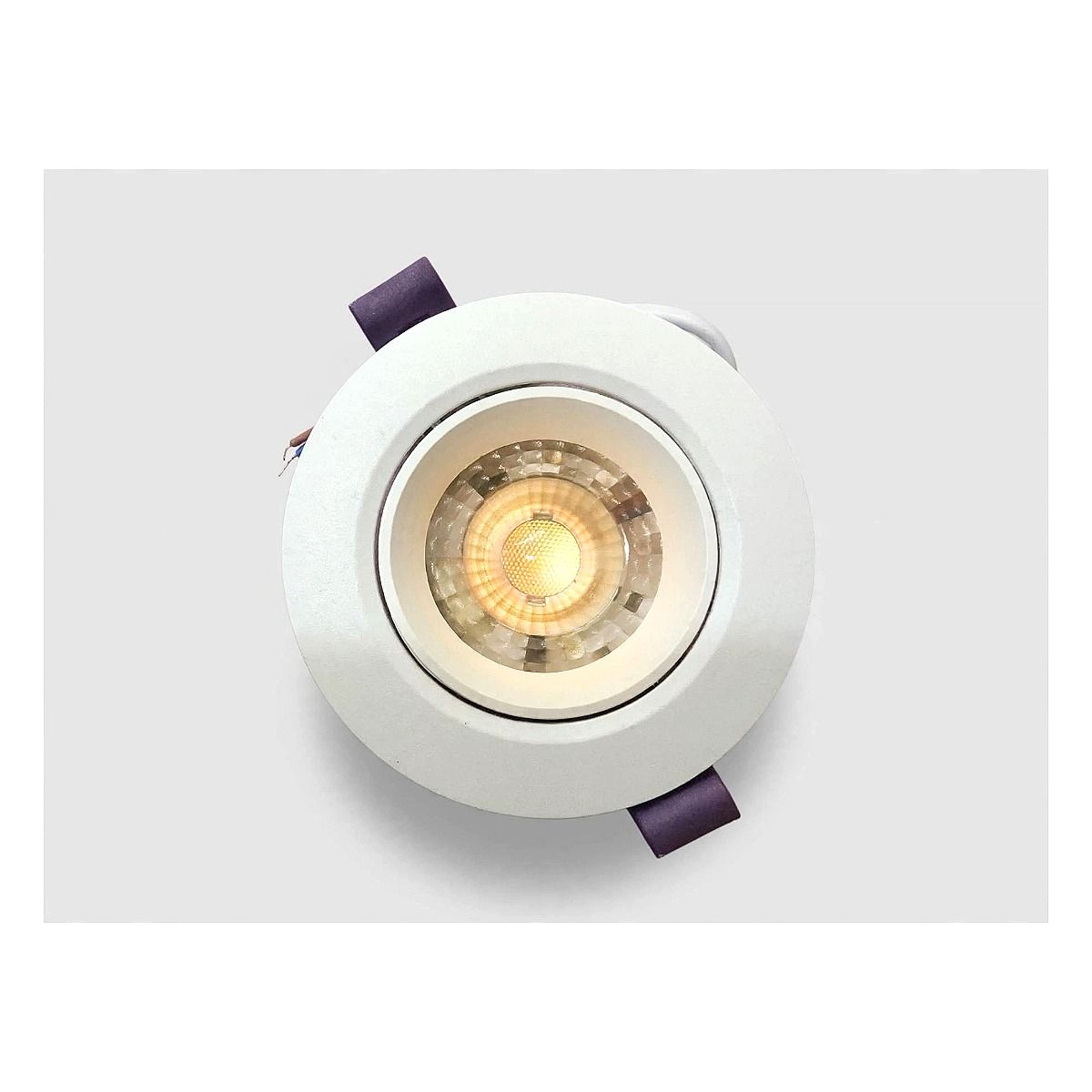 Spot LED Asus Dual 5W redondo branco com sistema de três temperaturas de cor em Maricá RJ.