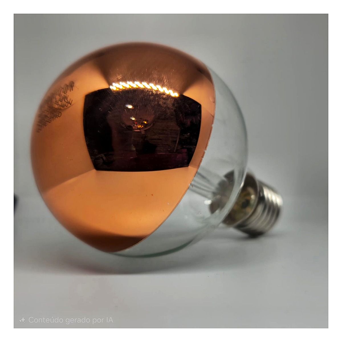 Lâmpada LED G80 Filamento Defletora 4W 2700K luz quente estilo vintage decorativo Led Maricá RJ