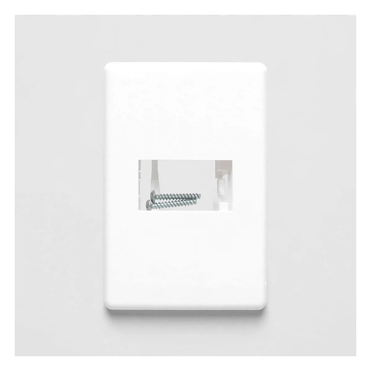 Conjunto Steck Stella 4x2 1 Modulo Horizontal + Suporte Conjunto Steck Stella 4x2 com placa 1 modulo horizontal e suporte 3 modulos na Led Marica RJ.