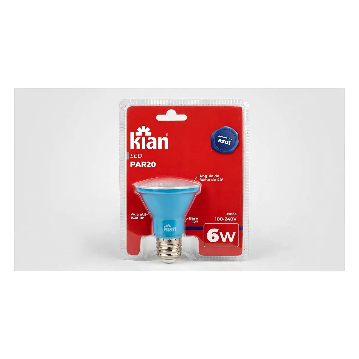 Lâmpada Led PAR20 6W - Azul Lâmpada Led PAR20 6W - Azul — Led Maricá