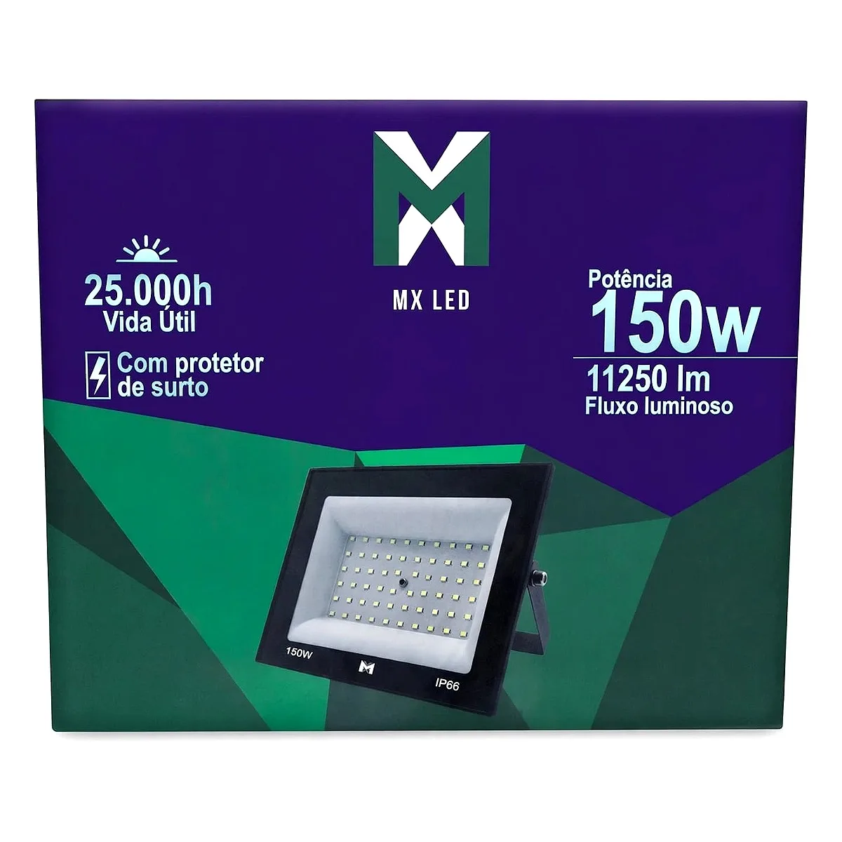 Refletor 150W MX Led - Verde Refletor 150W MX Led - Verde — Led Maricá