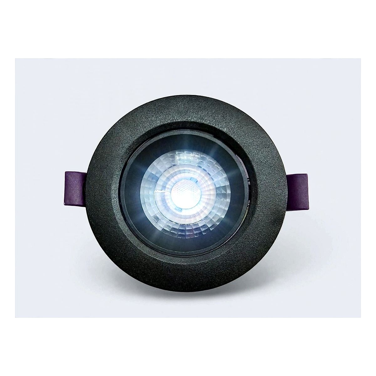 Spot Dual 5W Redondo Preto 3Color - 3500k, 4000k, 6500k