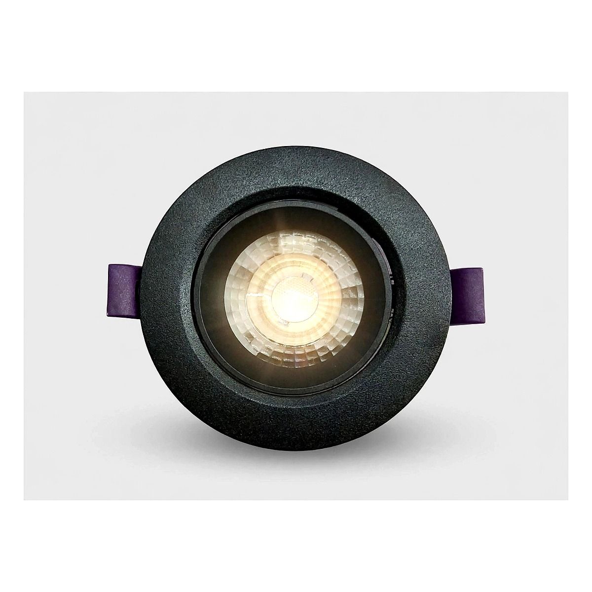 Spot Dual 5W redondo preto Asus 3Color com variações de luz quente e fria na Led Maricá RJ.