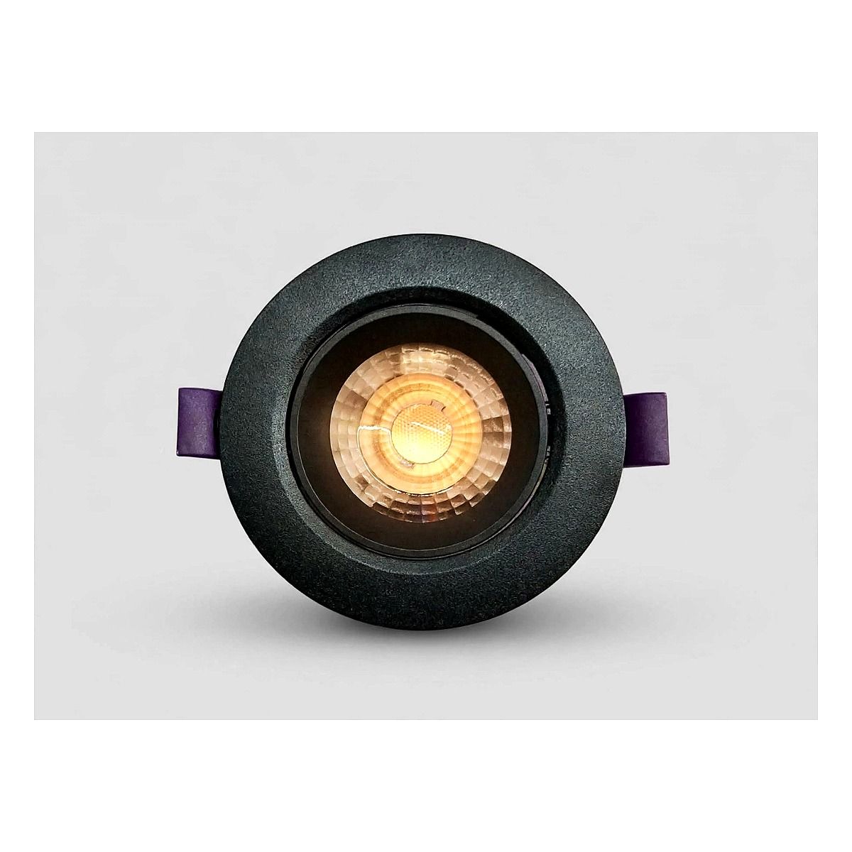 Spot Dual 5W Redondo Preto Asus com 3 temperaturas de cor para iluminação de destaque da Led Maricá em Maricá RJ