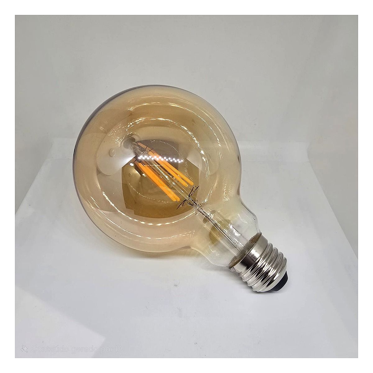 Lâmpada LED G95 Filamento 4W - 2400k 2