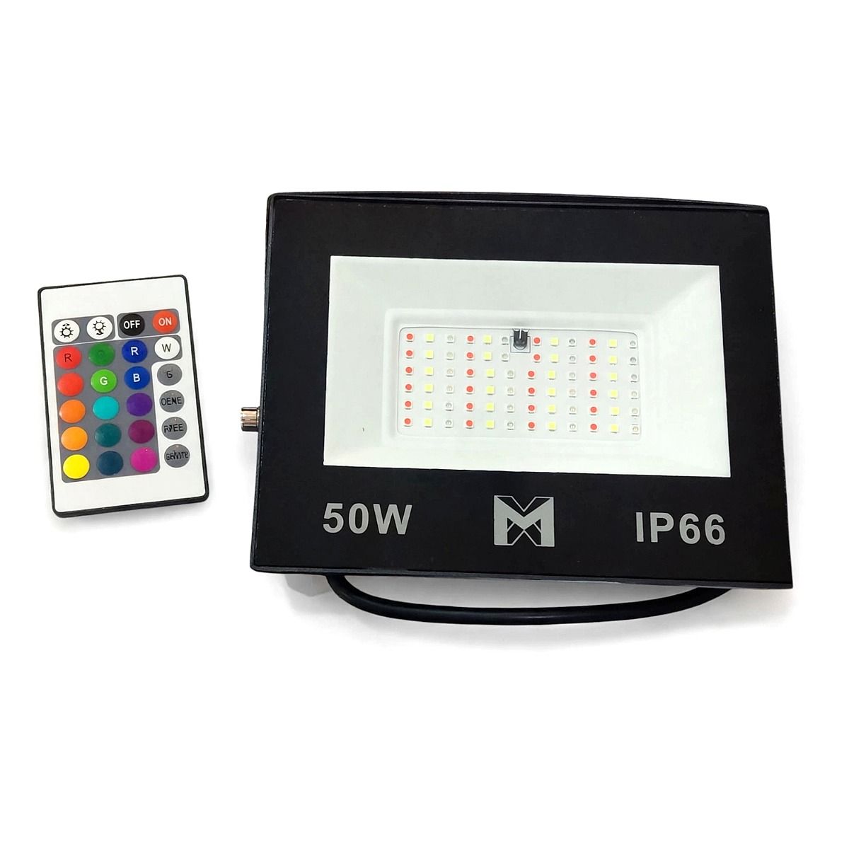 Refletor 50W RGB MX Led C/Controle