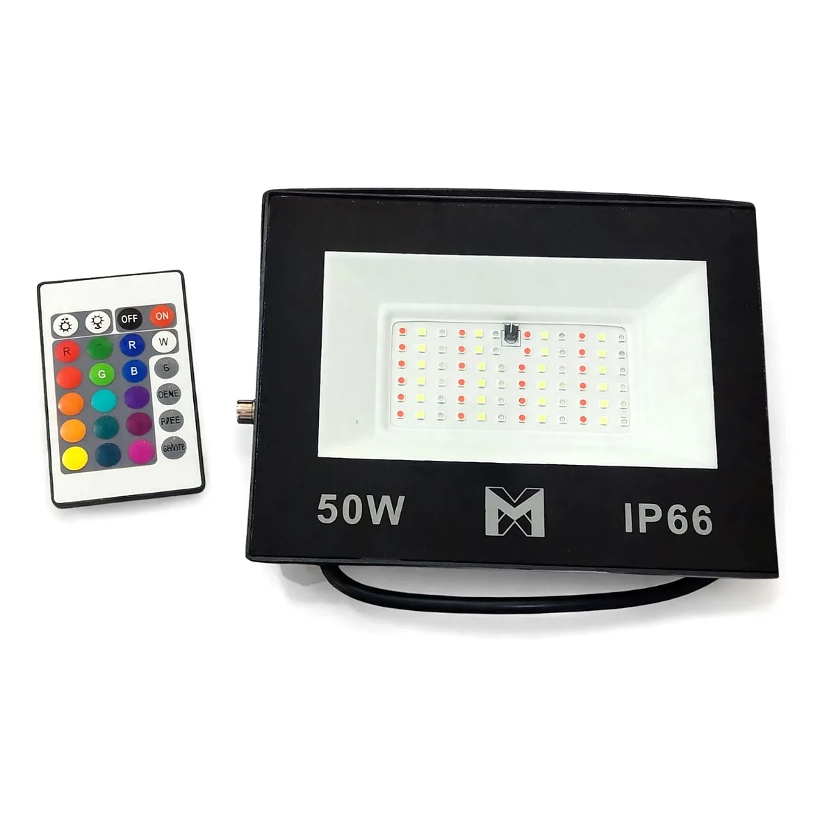 Refletor 50W RGB MX Led C/Controle Refletor 50W RGB MX Led C/Controle — Led Maricá
