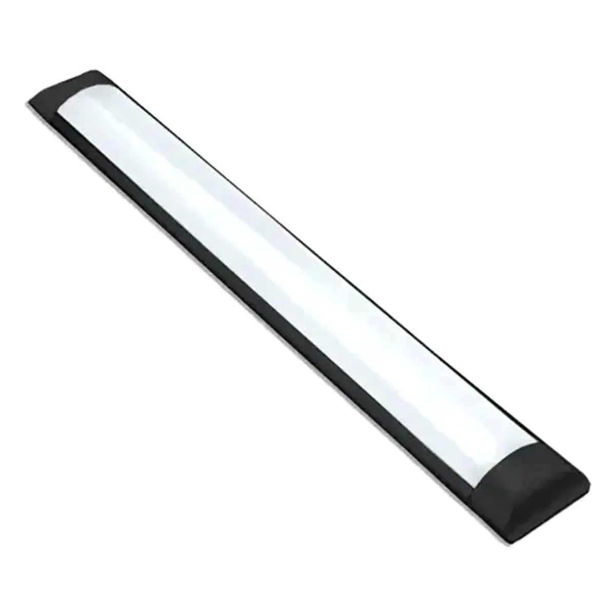 Calha Linear Elgin Slim 18W 6500K Preta Calha linear Elgin 60cm slim preta 18w luz branca de sobrepor em Maricá RJ.